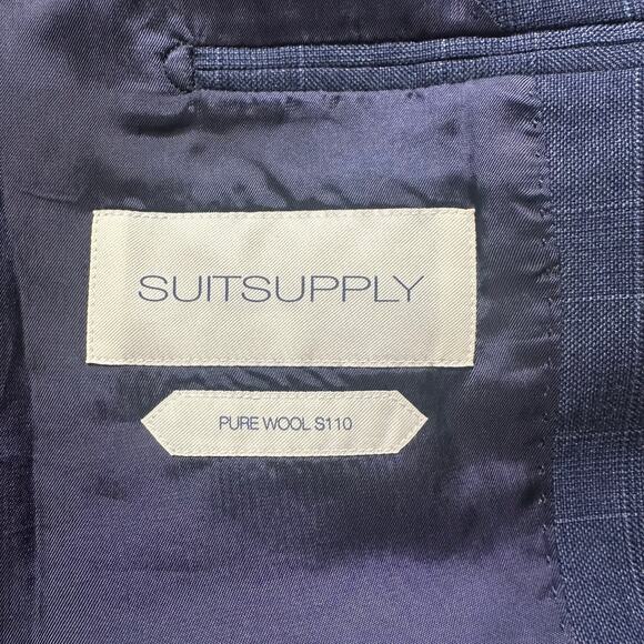 Suitsupply Italian Wool Lazio Sport Coat | Blue | Men’s Size 34 - Picture 6 of 9